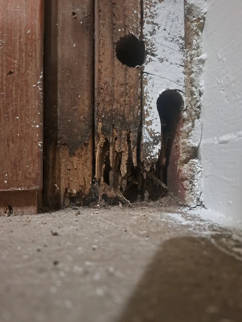 Garage water damage image